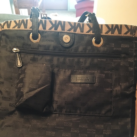 Fantastic Michael Kors canvas tote bag - Picture 4 of 5